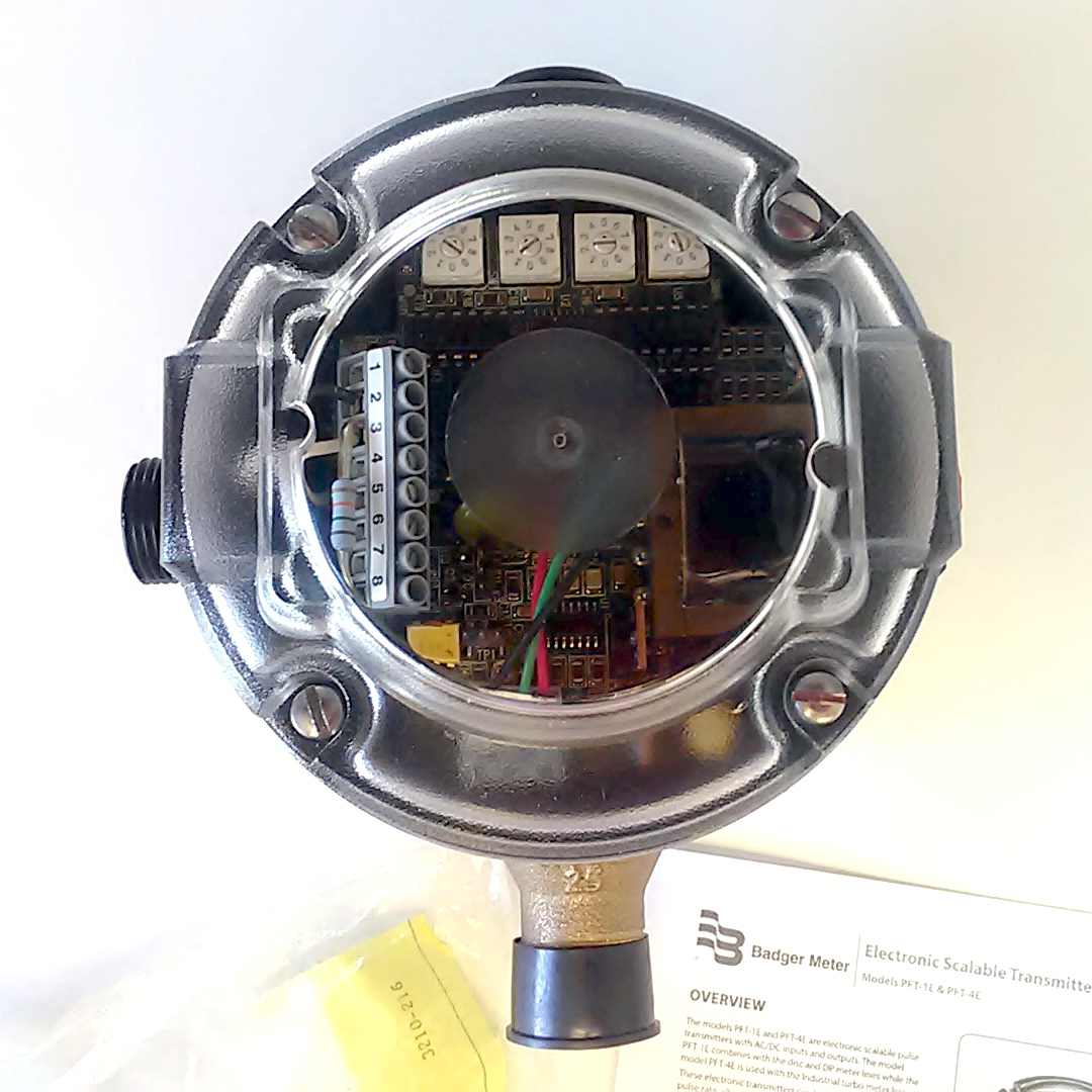 Badger Meter Electronic Scalable Transmitter XMTR PFT-1E, Brass Base RCDL 25 5/8 - Image 12