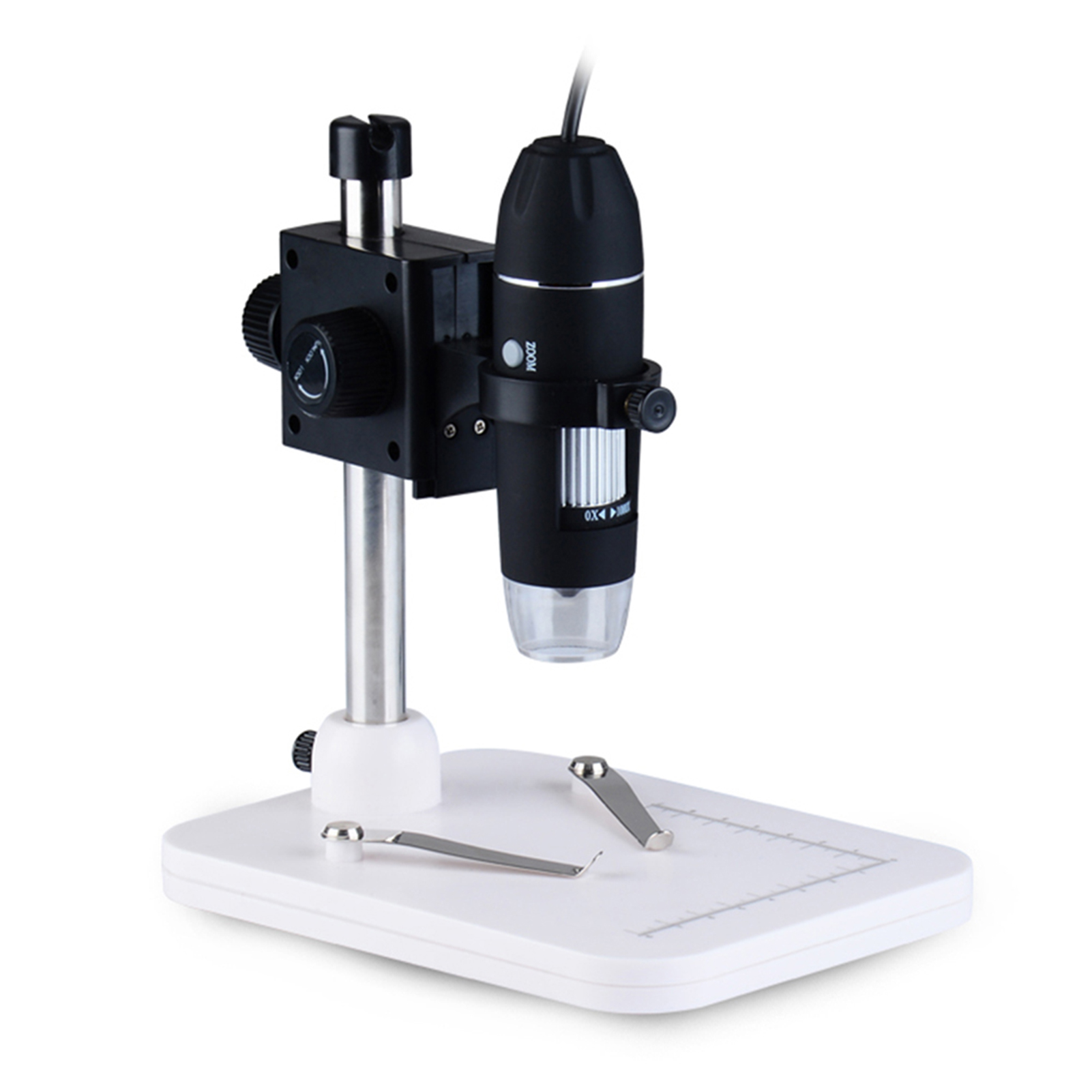 Portable USB Digital Microscope 1000x Magnification Camera 8 LED with Observation Base Stand